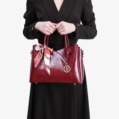 Advanced Texture Red Tote Bag for Women, New Bride's Wedding Bag, New Chinese Style Handbag, Mother's Bag, Trendy