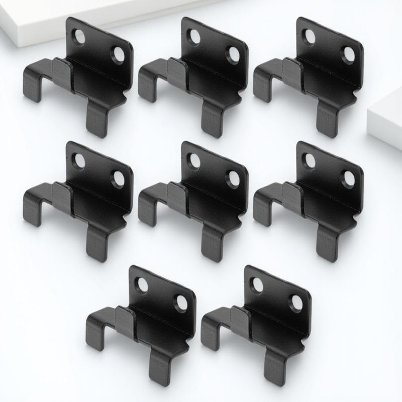 8Pcs Tile Hanging Hook Solid Iron Construction with Smooth Finish for Ceramic Tile Display Wall Mount Bracket Easy Installation