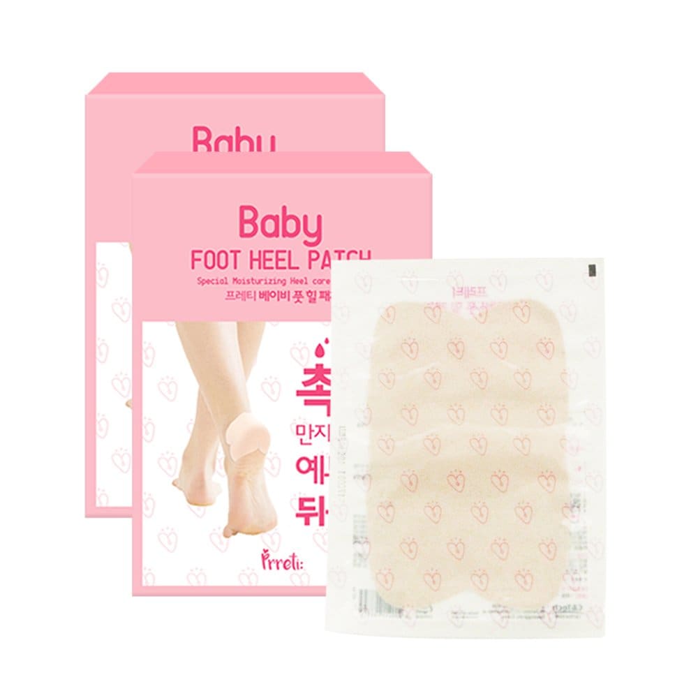 

Prreti [10 sheets + 10 sheets] Baby Foot Heel Patch 20 sheets (10 pairs)