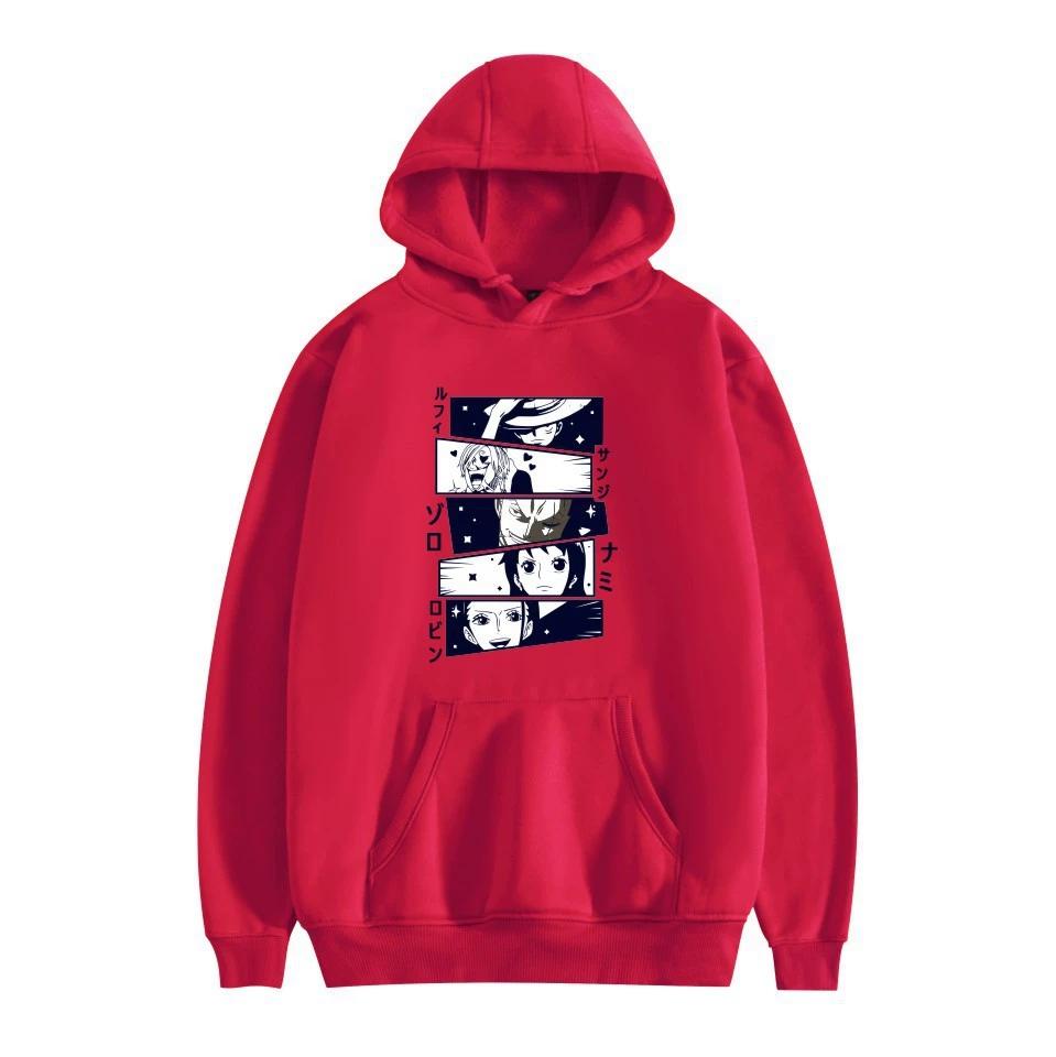 ONE PIECE Anime Print Hoodie Men's Hip Hop Streetwear Men Women Hoodies Unisex Fashion Sweatshirt