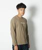 Snow Peak PRO. SW-25SU401 Soft Cotton Logo Long Sleeve T-Shirt, Size L, Perfect for Festivals, Camping, and Outdoor Activities