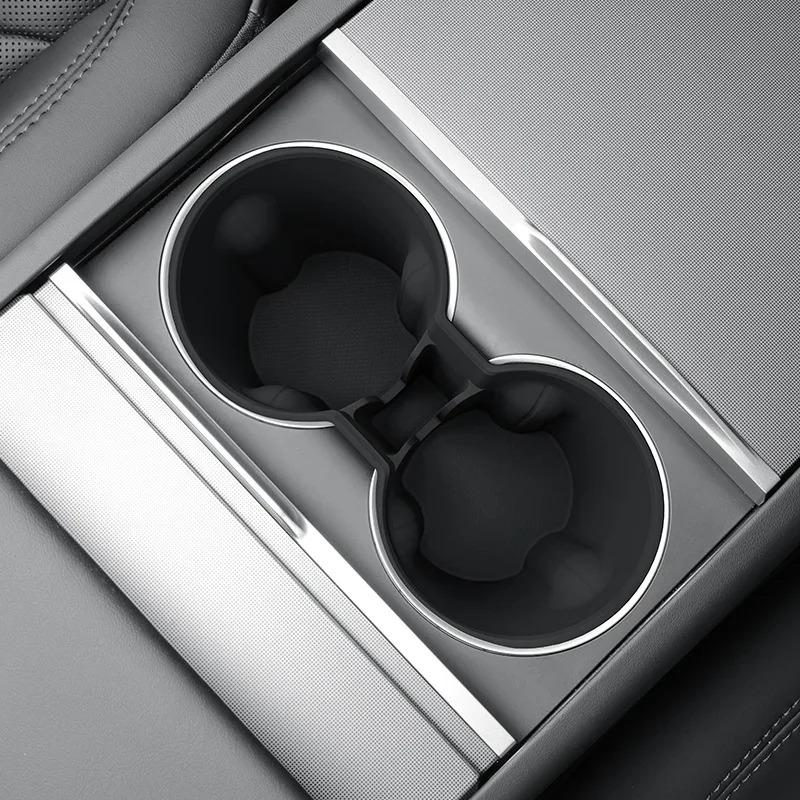 Cup Holder For Tesla Model Y Juniper Central Control/Rear Water Cup Cover Beverage Rack New Modely Launch + Accessories