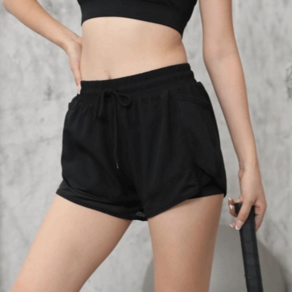 Loose Women Yoga Shorts Mesh Sports Underwear Comfortable Women's Sportswear  Fitness
