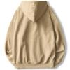 The North Face Evolution Vintage Hoodie with a Simple Embroidered Khaki Stone Size 2XL Men's Logo, Beige, [Used]