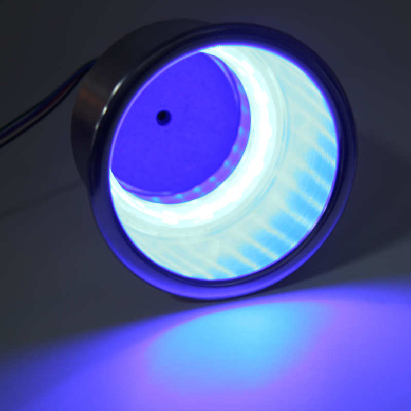 Vložka LED stojánku na pohár Dálkové ovládání Nerezový držák RGB pohárků do auta s 20cm drátem pro člun Yacht RV