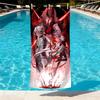 Genshin Impact Print Beach Towel Design, Soft, Lightweight. for Home Bathroom, Spa, Pool, Yoga, Surfing, Camping, Gift for Family, Friend