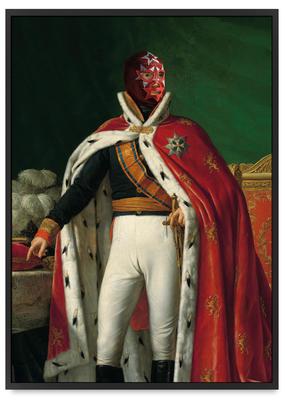 Poster Portrait Luchador Lucha Libre