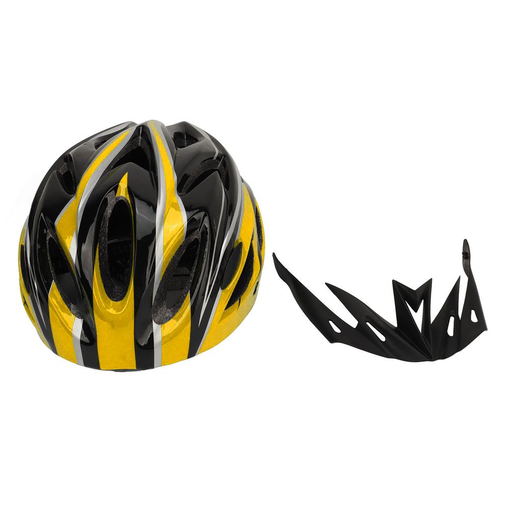 Bike Helmet PC EPS High Density Breathing Holes Adjustable Strap Detachable Liner Cycling Helmet for Sports Safety