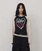 Peulapeulab Raglan Long Sleeve T-Shirt [Black / Cream]