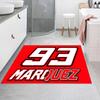 93 Racing Motorcycle Parking Carpet Polyester Racing Moto Carpets Anti-slip Mat Bedside Hallway Rugs Display Mat Parking