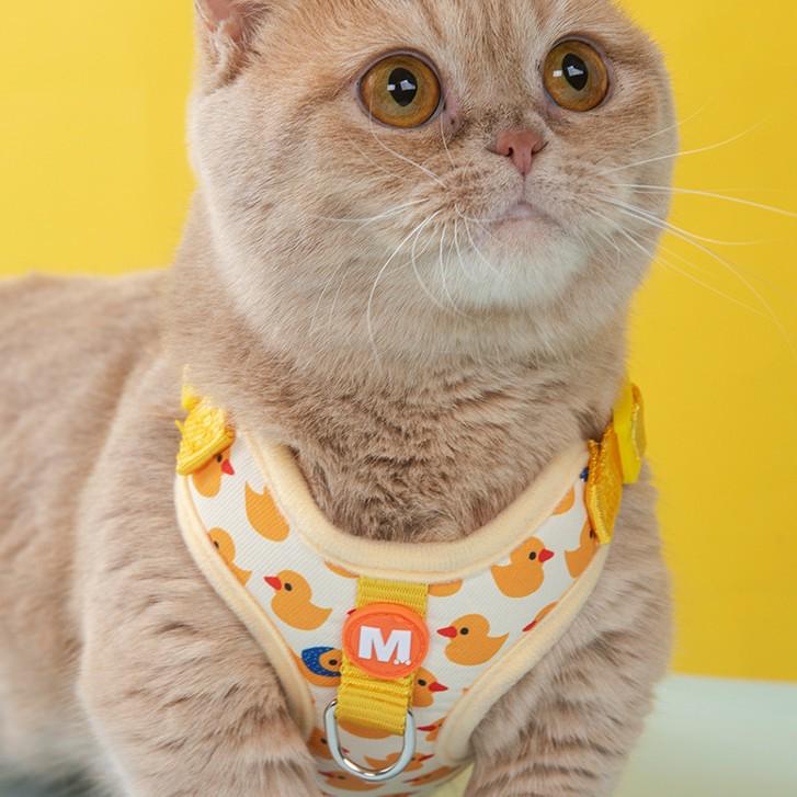 Adjustable Anti-Escape Outdoor Cat Harness and Leash Set