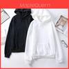 Ladies Hoodie With Heat Transfer Print For Autumn Winter Casual Wear