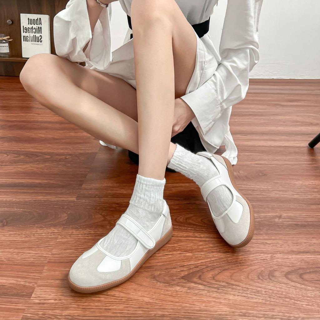 Yuanlitong summer new Mary Jane casual sports shoes women wear high-end thick-soled casual style moral training single shoes