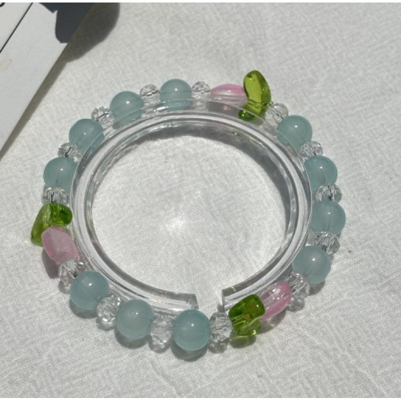 Lily of the Valley Butterfly Bracelet - Multi-Style Beaded Star & Moon Design