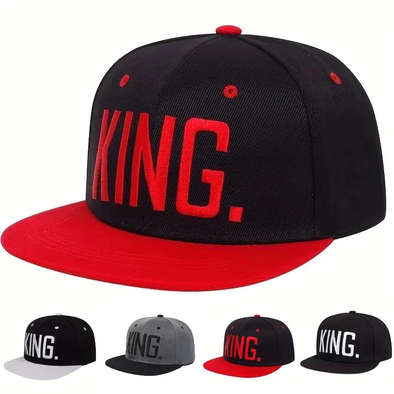 Unisex KING Letter Embroidery Hip-hop Hats Spring And Autumn Outdoor Adjustable Sports Casual Baseball Caps Sunscreen Hat