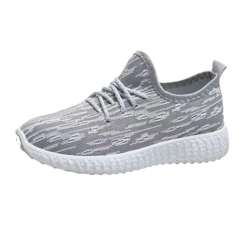New Fly-Knit Sneakers Women's Fashion Casual All-Match Coconut Shoes Soft Bottom Running Shoes