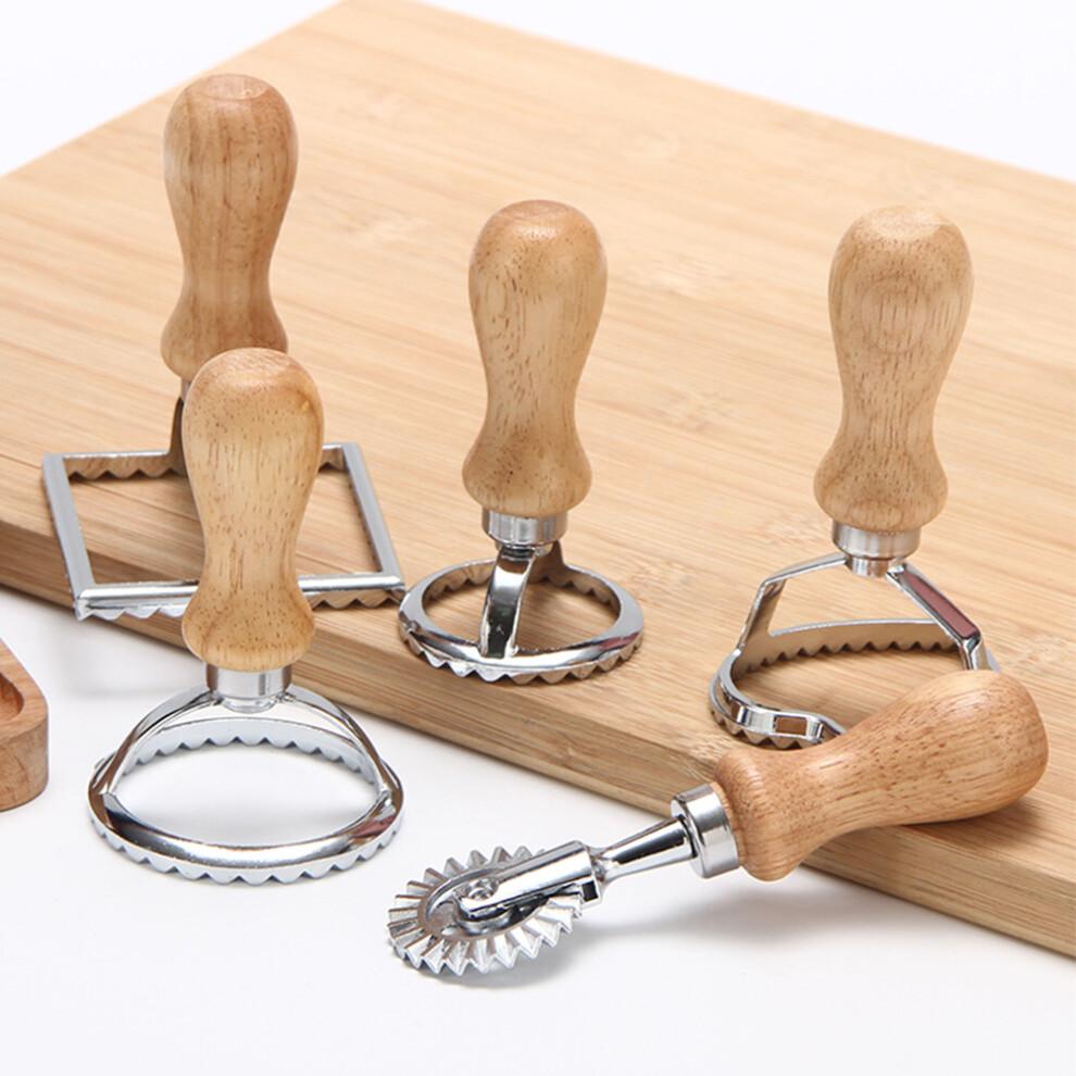 Silver Zinc Alloy Dumpling Maker Pasta Tools For Baking 3pcs