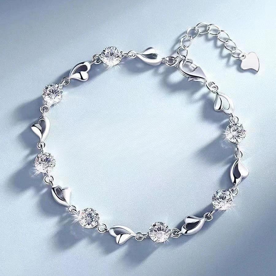 Bracelets de luxe en argent sterling 925 avec perles étoiles pour femmes, bracelet double couche réglable de créateur original, bijoux de fête