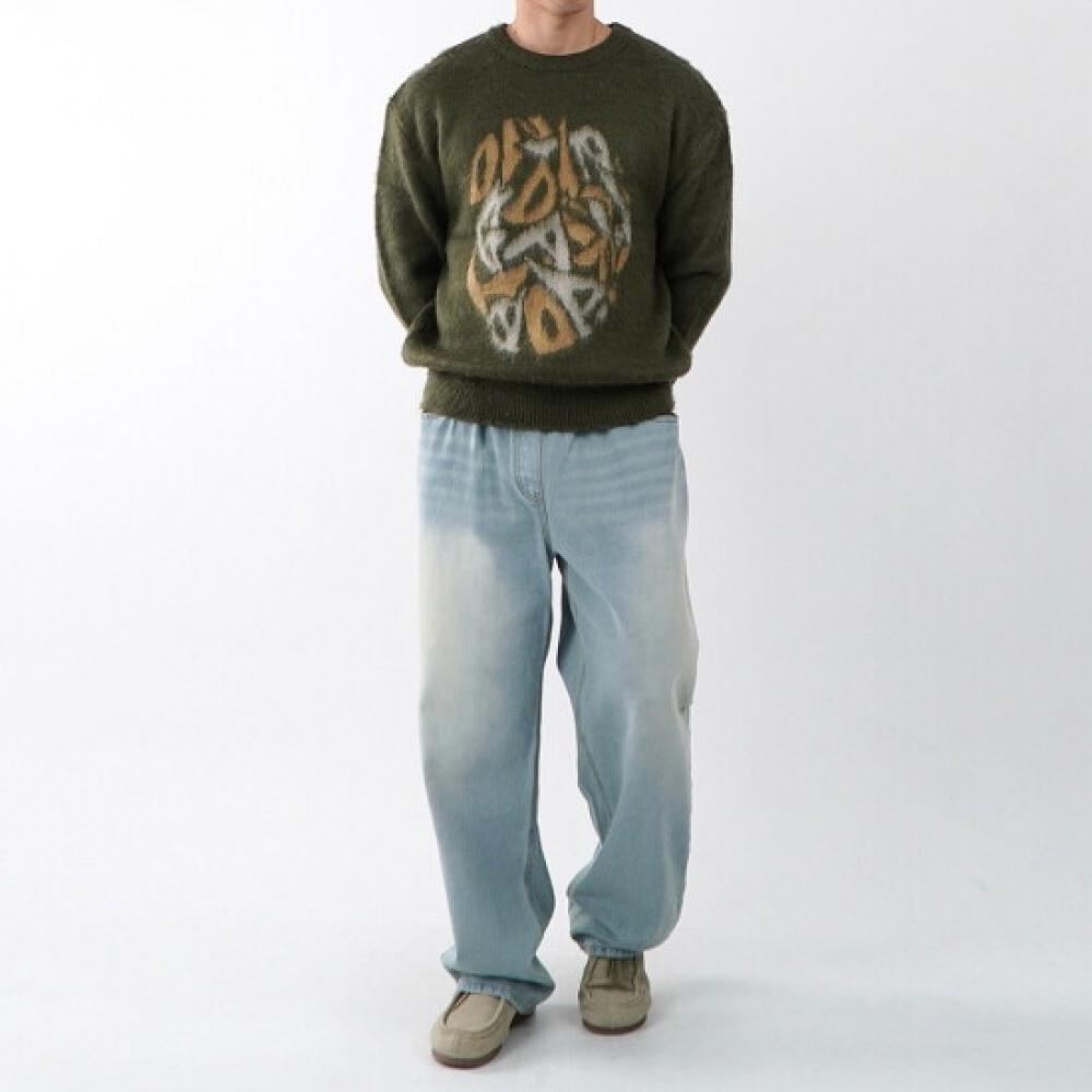 Onl Men S Wide Fit waShing Black Denim pantS Mpn