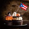 Puerto Rico Toothpick Flag Puerto Rican National Small Mini Cocktail Fruit Cupcakes Toppers Food Stick Flags Decorations,100 Pack