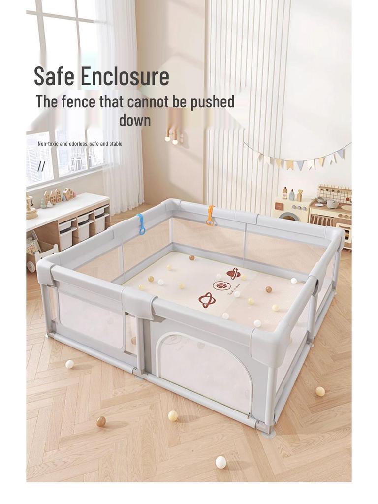 Indoor Baby Playpen: Safe Toddler Barrier & Crawling Area