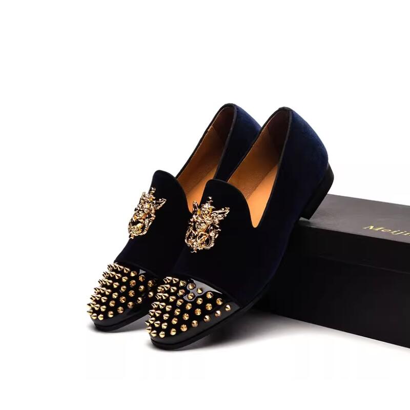 Fashion New One-foot Personalized Custom-made Business Fringed Breathable Bean Shoes and Matte British Casual Wedding Leather Shoes A25