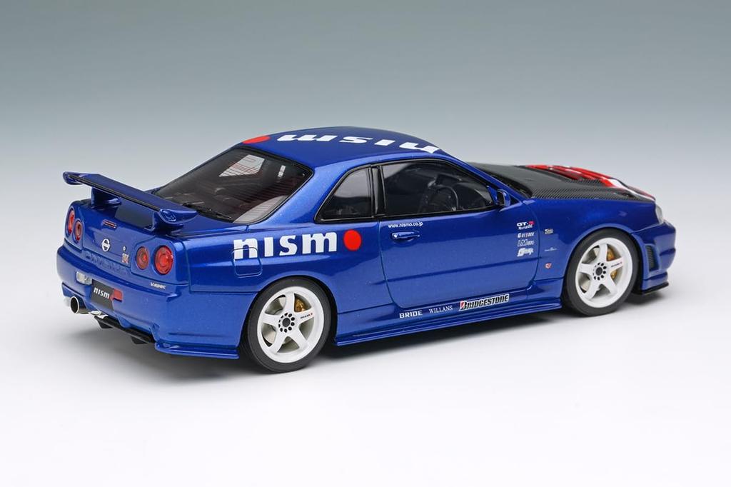 Makeup EIDOLON Nissan Skyline NISMO Launch Version Tokyo Auto Salon 2000 Finished Product EM771 1/43 GT-R (BNR34 R-tune)