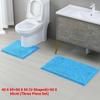 Mat Fashion Wool Comfortable Simple Toilet Bathroom Absorbent Set Threepiece