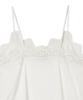 PENFIELD Lace Slit Slip Sleeveless Ivory_Fs2Ws34F