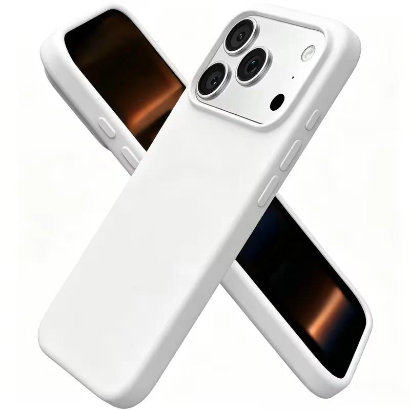 Fashion Premium Liquid Silicone Official Original Phone Case for IPhone 18 Pro Max 17 16 15 11 12 14 13 Pro Shockproof Anti Scratch Protection Cover