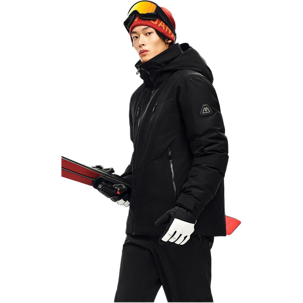 Anta Champion Outdoor Ski Series Warm Comfortable Simple Hooded Down Jacket Men Outerwear 152540921-2