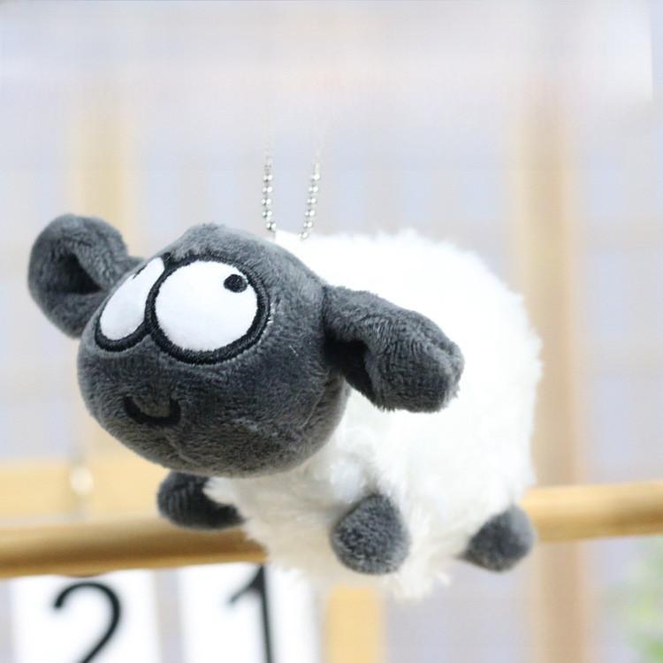 Charming Little Sheep Plush Toy Cozy Keychain Fluffy Lamb Doll For Bag Accessories