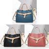 Pu Material Multilayer Handbag With Spliced Color Blocks For Daily Use