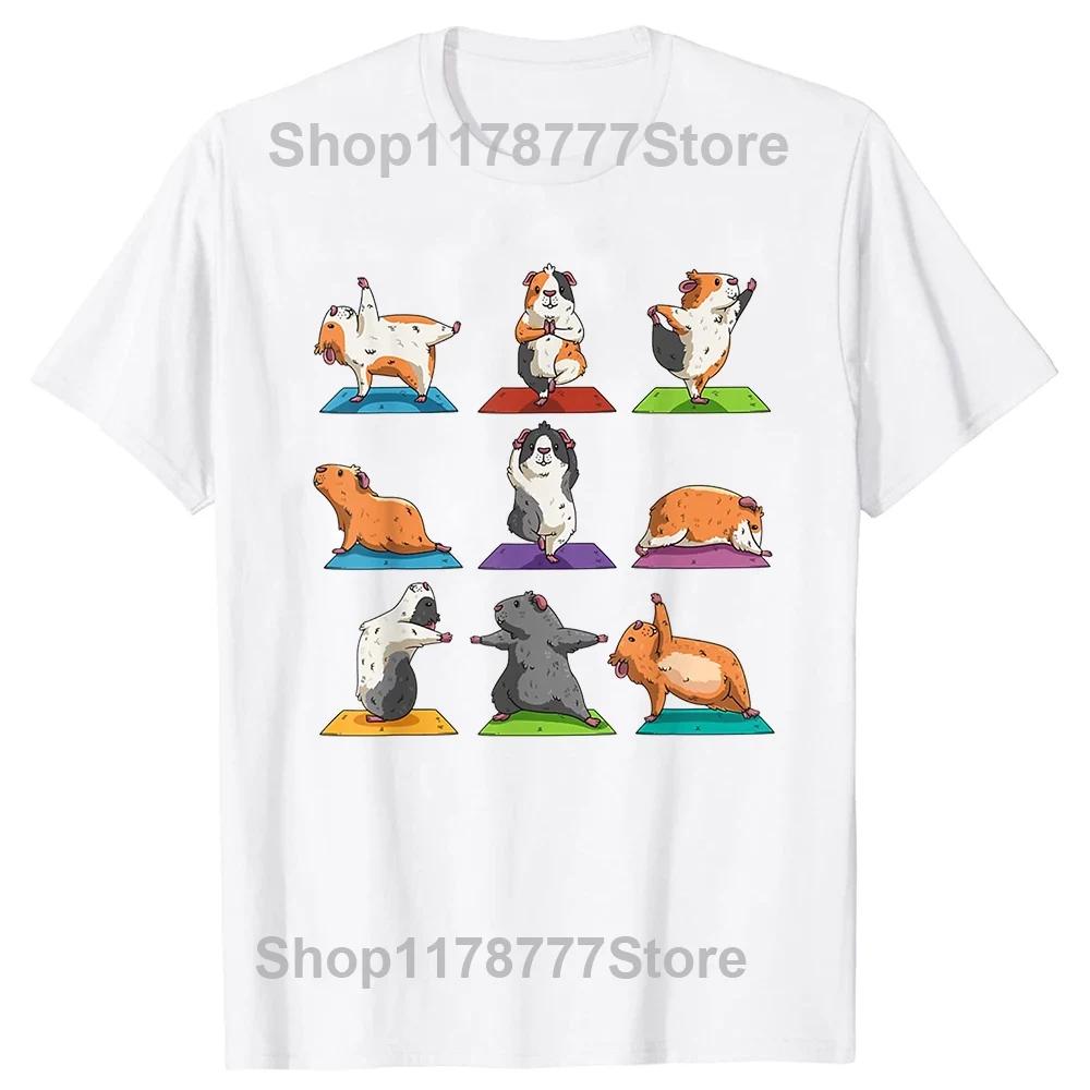 Just A Girl Who Loves Guinea Pigs T Shirt Kawaii Pets Lover Gift Graphic Tshirts Women Men Cartoon Couple Streetwear