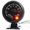 Katigan Universal 3.75" White LED Backlit Tachometer Gauge with Red Shift Light for Gasoline Vehicles, 0-8 RPM