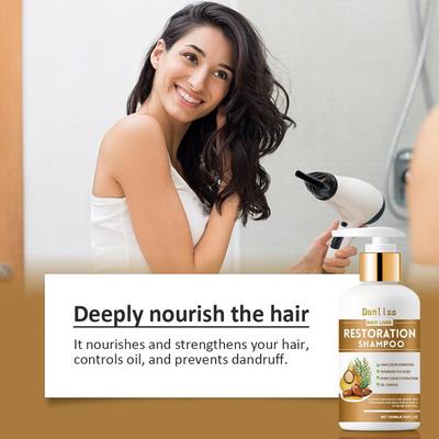 Restoration Shampoo-Promote Scalp Circulation-Strengthen Hair Roots-Reduce Loss, Active Hair Follicle Growth, 200ml