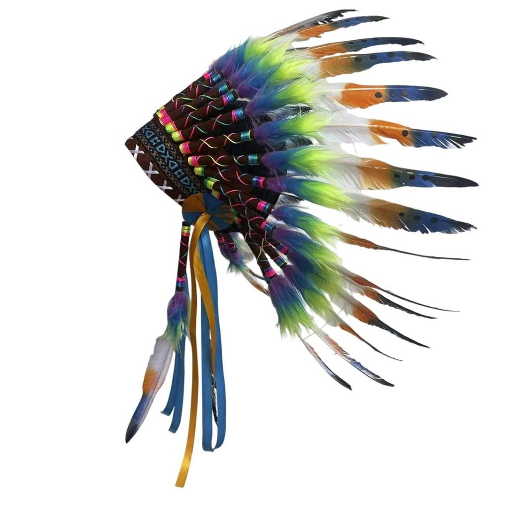 Feather Headdress Fashion Head Accessory Home Decors Photography Props Lightweight Headwear for Themed Parties Stage