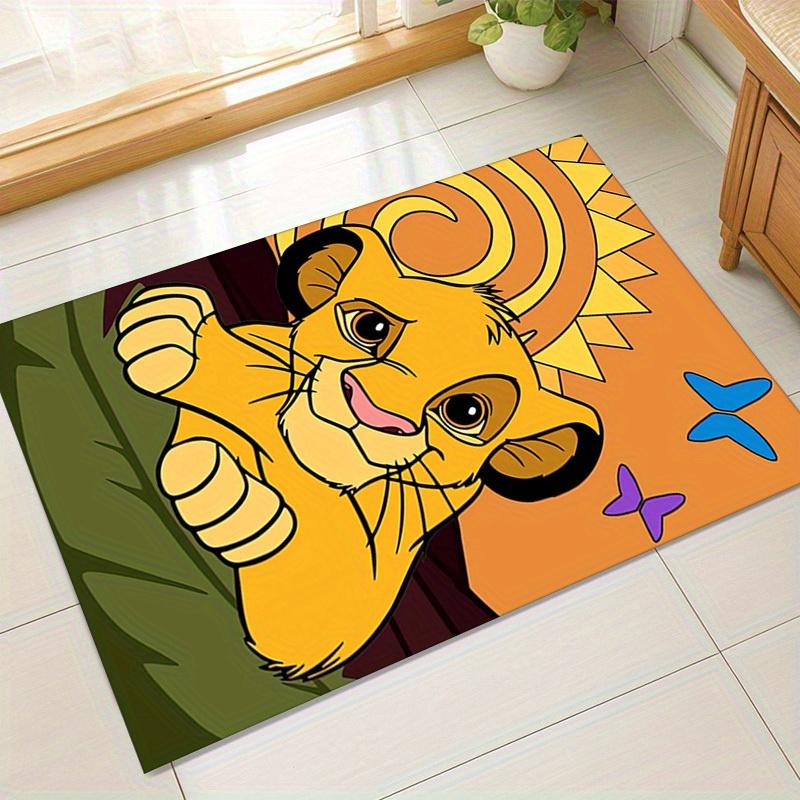 

1pc. Cartoon Lion Home Office Outdoor Carpet Gift for Room Decor Butterfly Sun Design Rug Matz0414285 60cm by 90cm