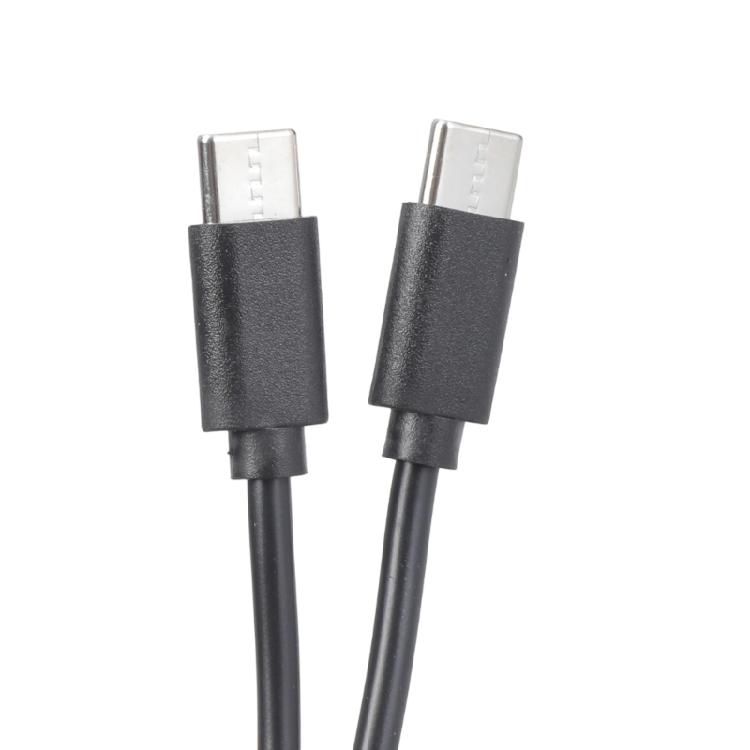 3A Charging Cord USB 5Pin To Type C Extension Cable 1 To 2 Built In Switching Button for Phones and Small Gadgets