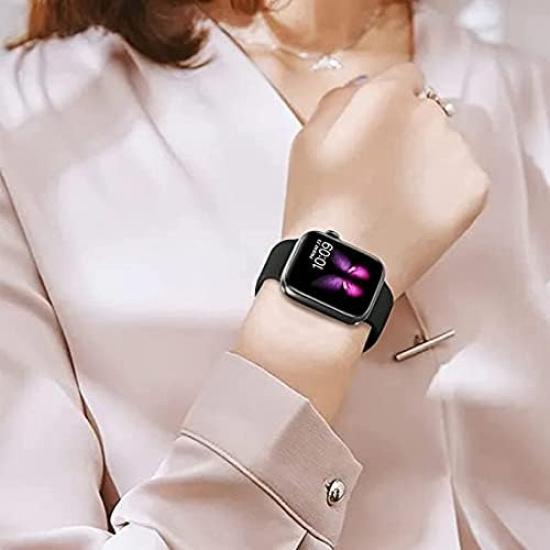 Compatible for ITOUCH AIR 4 Bands, 24mm Women Men,Soft Silicone Replacement Sport Strap Wristband Compatible for ITOUCH AIR 4 41mm / 46mm / Air 3