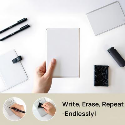 Whiteboard Notizbuch Wiederverwendbares Trocken abwischbares Notizbuch Löschbares Whiteboard Buch für Geschäft Zuhause