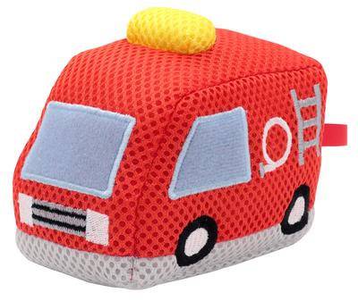 Ikeda Kogyosha Fire Engine Bathtime Plush Toy [Body Sponge  Plush Toy] 009250550