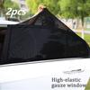 2/4 stücke Auto Fenster Bildschirm Tür Abdeckungen Vorne/Hinten Seite Fenster UV Sonnenschein Abdeckung Schatten Mesh Auto Moskitonetz für Baby Kind
