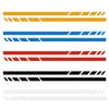 2PCS Stripes Sticker Rearview Mirror Decal For Mercedes Benz A B C E CLA S V R ML AMG W176 C117 W205 W204 W213 W212 C253 Decal
