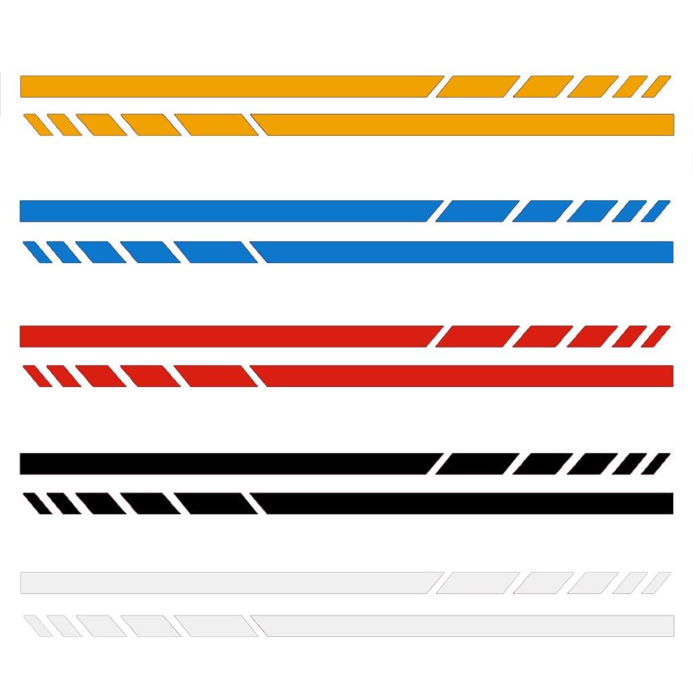 2PCS Stripes Sticker Rearview Mirror Decal For Mercedes Benz A B C E CLA S V R ML AMG W176 C117 W205 W204 W213 W212 C253 Decal