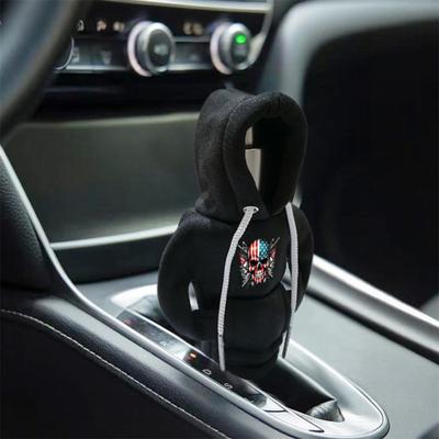 Copri pomello cambio auto con cappuccio, costume carino per cambio manuale e automatico, decorazione interna universale per auto, accessorio auto divertente