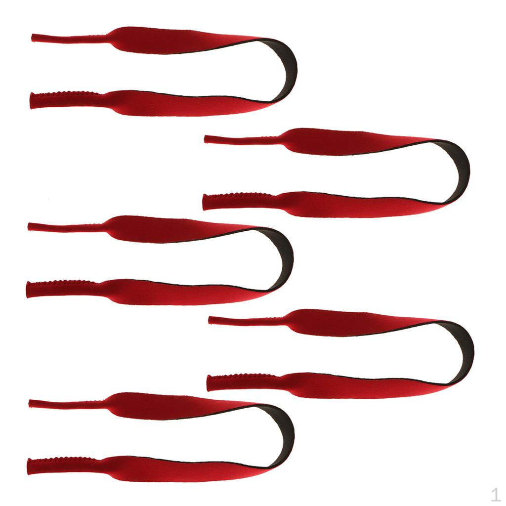 5 Pcs Neoprene Eyeglass Cord Strap Chain for