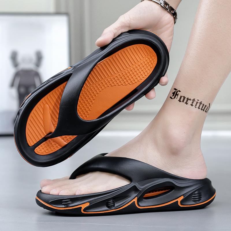 MAEDEF Men Slippers Beach Shoes Men's Sandals Comfortable Slides Fashion Slippers Soft Summer Beach Clogs Shoes Man Flip Flops