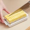 Butter Cutter Box with Lid Plastic Butter Dish Longer Freshness Butter Sealing Storage Container