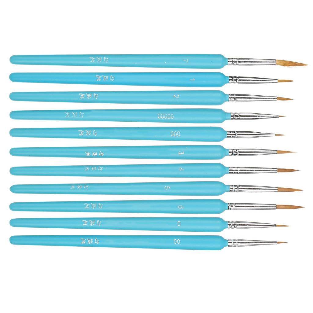 11Pcs Painting Tools Hook Line Pen Painting Brush Watercolor Pen for Students Art Lovers